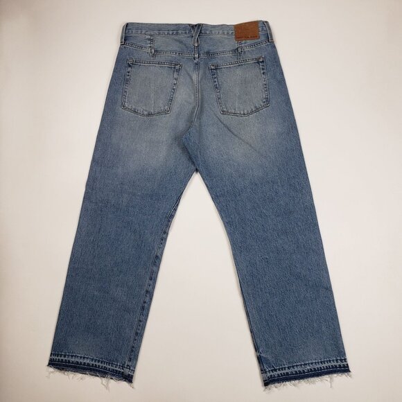 J. Crew Point Sur Denim Distressed Loose Straight Jean Size 29 Vintage Vibes NWT - Picture 5 of 16